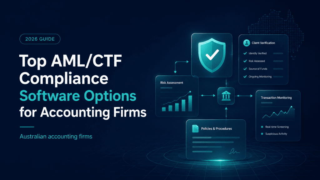 Top AML/CTF Compliance Software for Accounting Firms-Compare the best AML/CTF compliance software options for Australian accounting firms in 2026, including VERA, FrankieOne, global IDV platforms, and manual verification.